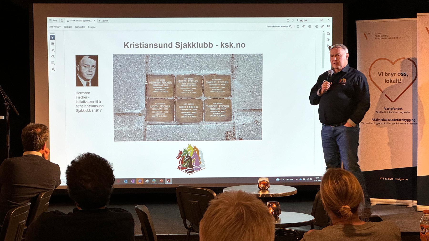 Kristiansund Sjakklubb v/styreleder Rune Edøy