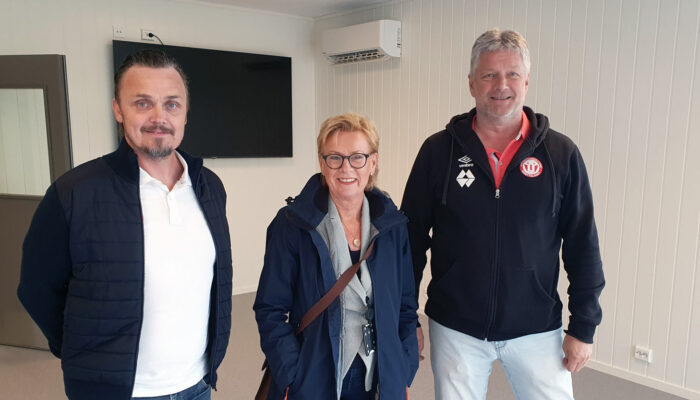 Styreleder AK Kjetil Sundsøy, Kari Buvik Og Daglig Leder AK Geir Soleim.